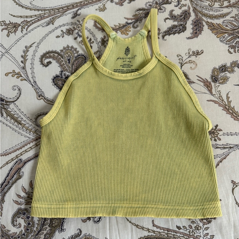 Free People Movement Ribbed/Cropped Tank Top